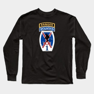 10th Mountain Division 1st Brigade Ranger Long Sleeve T-Shirt